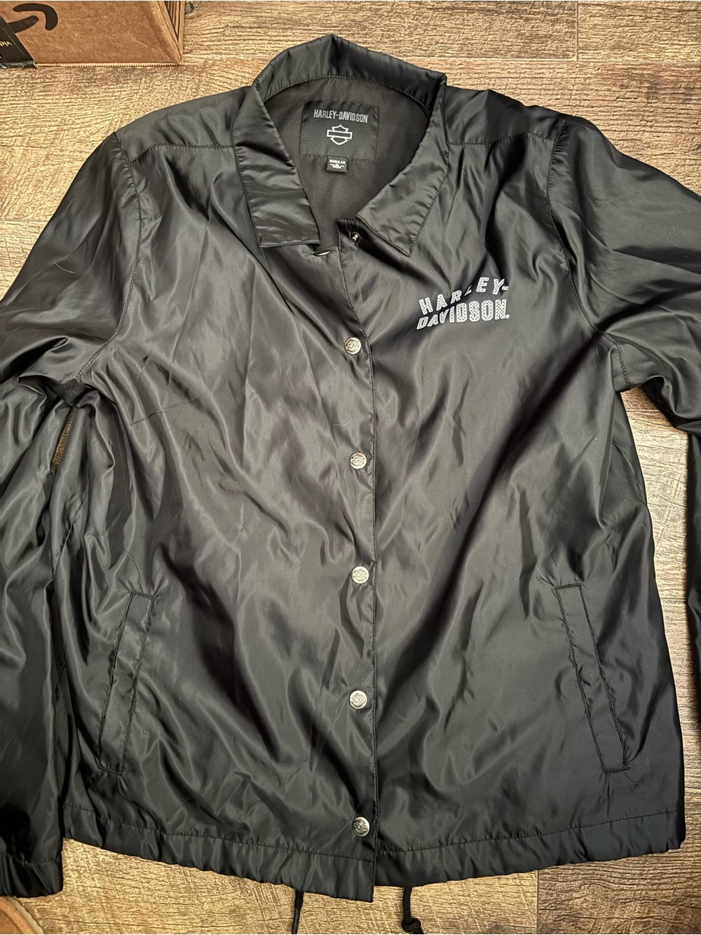 Harley-Davidson Black Coach Windbreaker Jacket